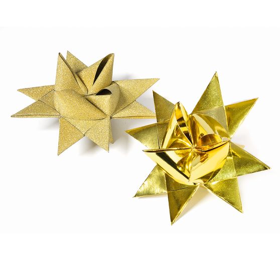 Bandes de papier brillantes « Or pailleté », 25 mm