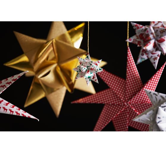 Bandes de papier brillantes « Or pailleté », 25 mm