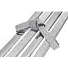 Paper strips "Glitter, silver", 15 mm Silver