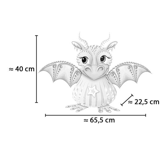 Set lanterne « Dragon fille »