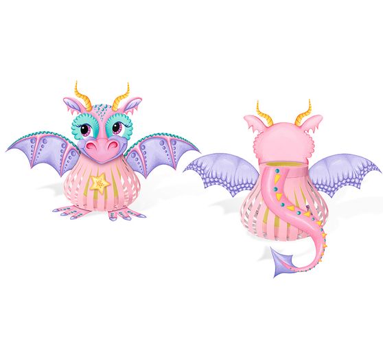 Set lanterne « Dragon fille »