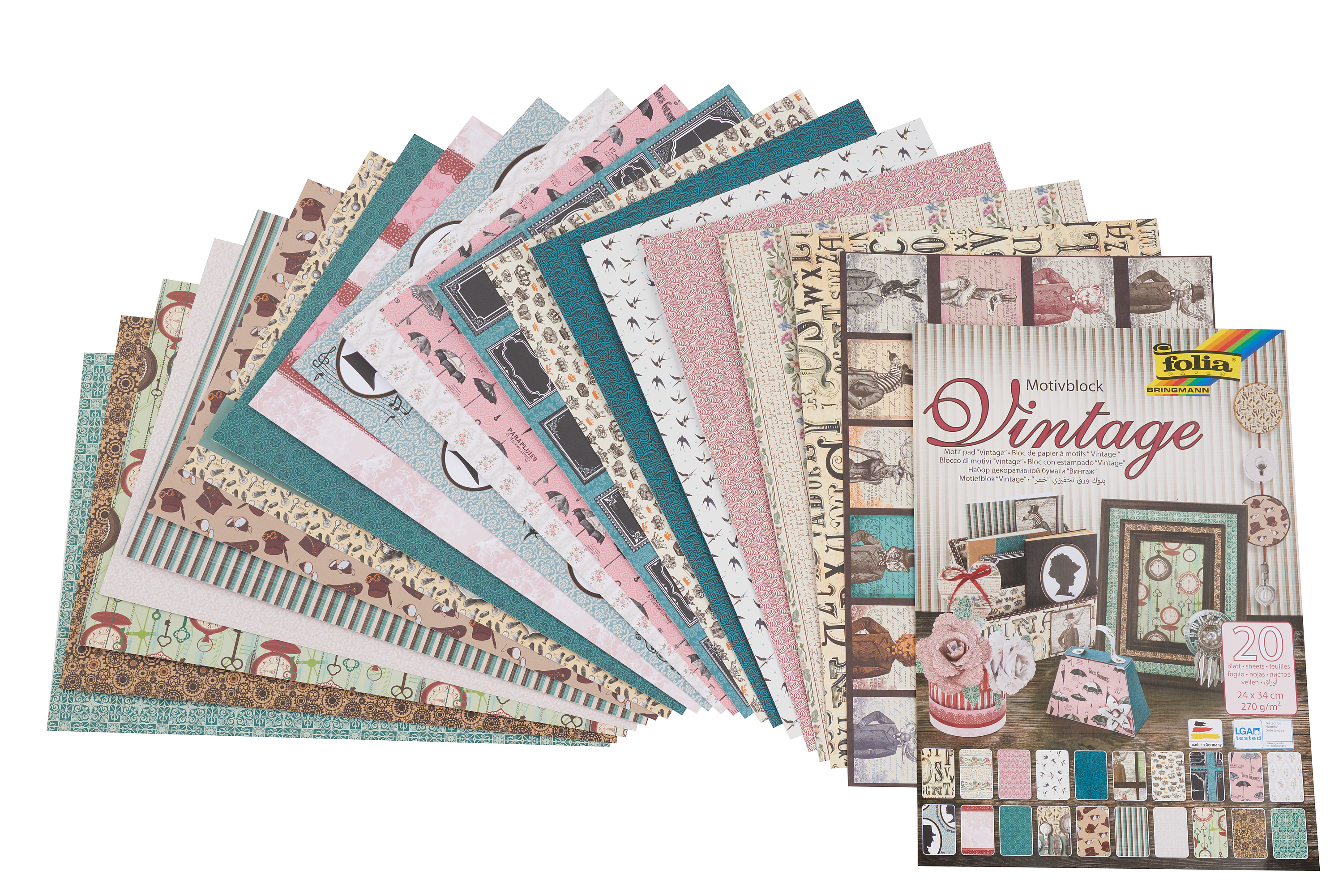 Lot De Feuilles De Papier Imprimé Pour Cartonnage Et Reliure - Loisirs Créatifs