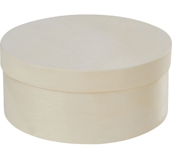 Boîte en aggloméré VBS « Ronde », Ø 12 cm