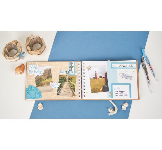 Album à spirales avec passe-partout VBS, format A5