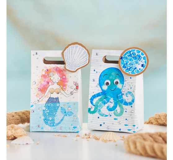 Sachets cadeaux papier kraft VBS, 10 pc.