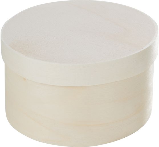 Boîte en aggloméré VBS « Ronde », Ø 9 cm