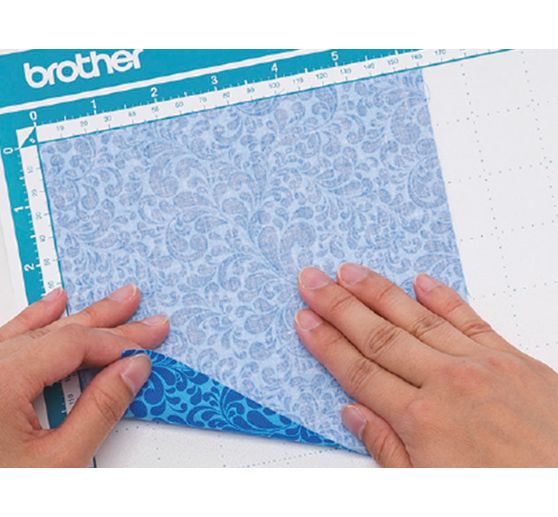 brother adhesive foil for fabric cuts, 30,5 x 30,5 cm