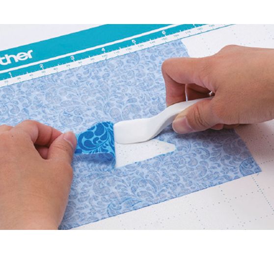 brother adhesive foil for fabric cuts, 30,5 x 30,5 cm