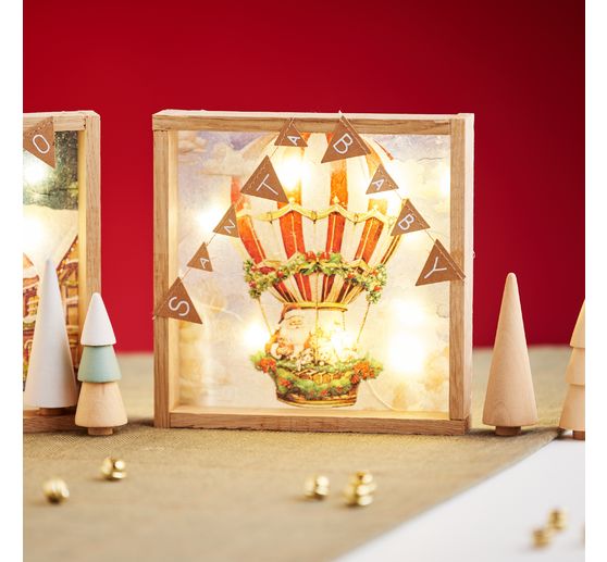 Serviette « Santa's Air Balloon »
