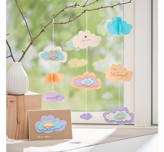 Gabarit d''estampe « Nuages »