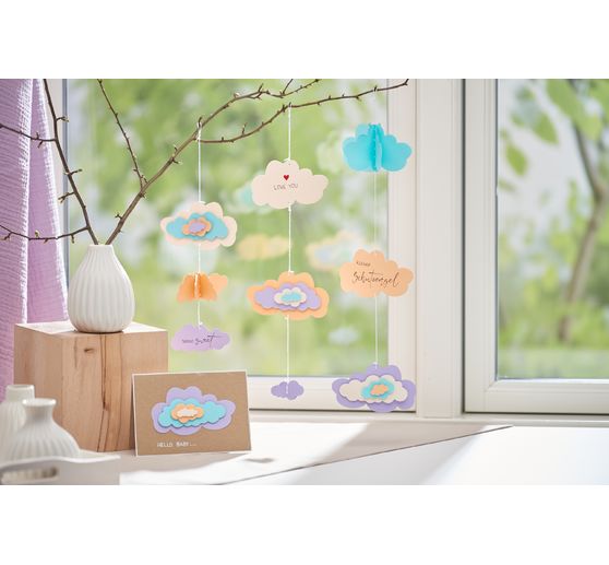 Gabarit d''estampe « Nuages »