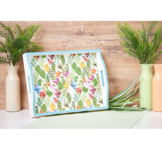 Plateaux en bois VBS, set de 3 