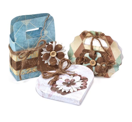 Set de gabarits pour boîtes, 3 pc.