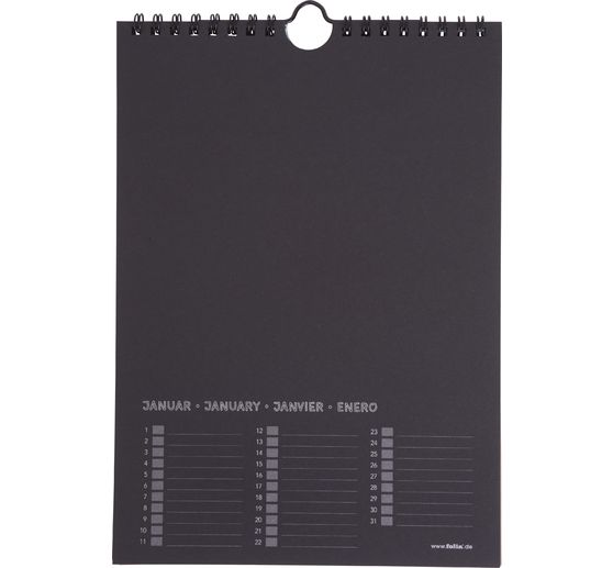 Calendrier perpétuel, 17 x 24 cm