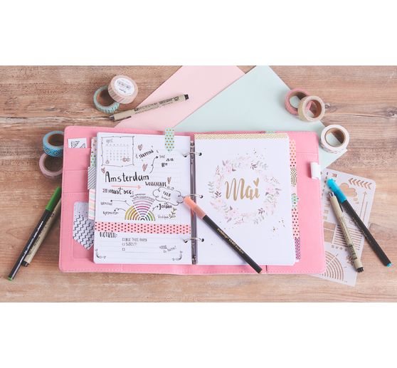 my PLANNER planner, Pink/Silver/Marble