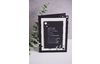 Cartes doubles avec enveloppes « Noir & Blanc », 40 pc.