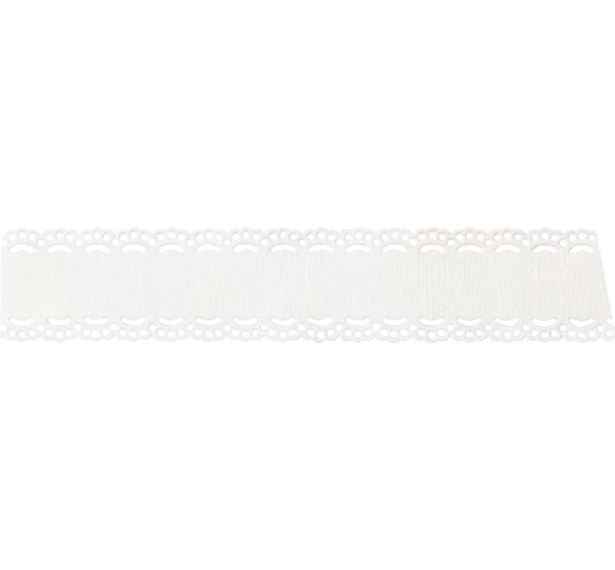Bordure dentelle en papier, 2 m, autocollante