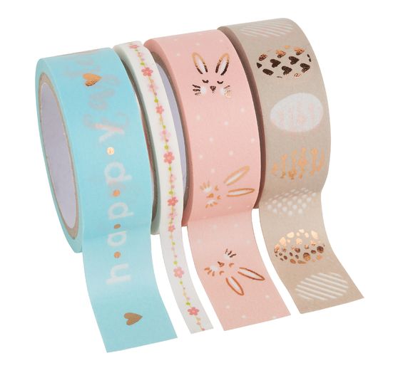 Set de washi tapes « Mint/Gold foil » - VBS Hobby