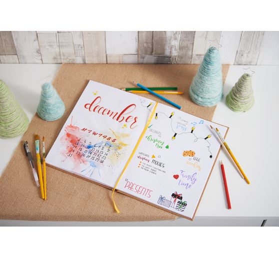 Pochoir pour bullet journal « Icons », format 12 x 18 cm