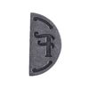 Cachet double initiale recto verso Lettre « F »