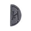 Cachet double initiale recto verso Lettre « N »