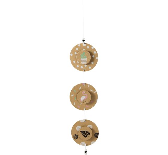 Motif block"Kraft paper with motif print"