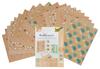Bloc de papier « Papier kraft à motifs »