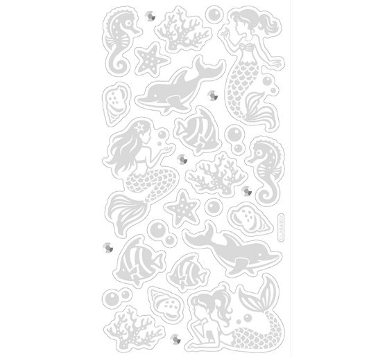 Stickers métallisés « Sirène »