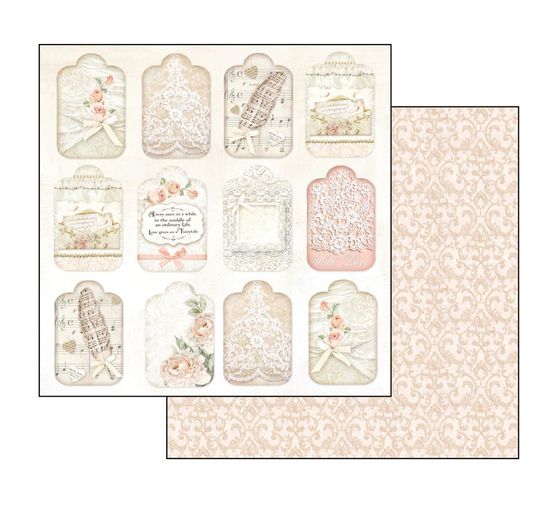 Bloc scrapbooking « Ceremony », 10 feuilles, 30,5x30,5 cm
