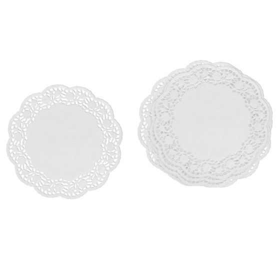 VBS Lace doily, white