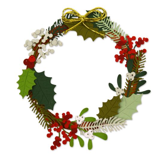 Gabarit d'estampe Sizzix Thinlits « Winter Foliage »