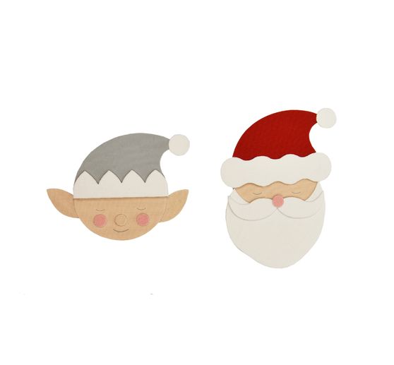 Gabarit d’estampe Sizzix Bigz « Santa & Elf by Olivia Rose »