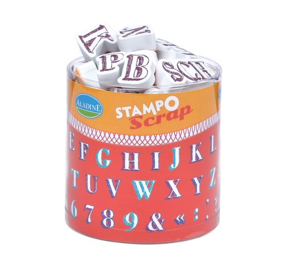 Set de tampons « Alphabet », 55 pc.