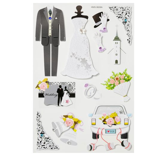 Stickers 3D « Mariage »