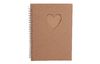 Carnet passe-partout cœur VBS, A5, 100 feuilles