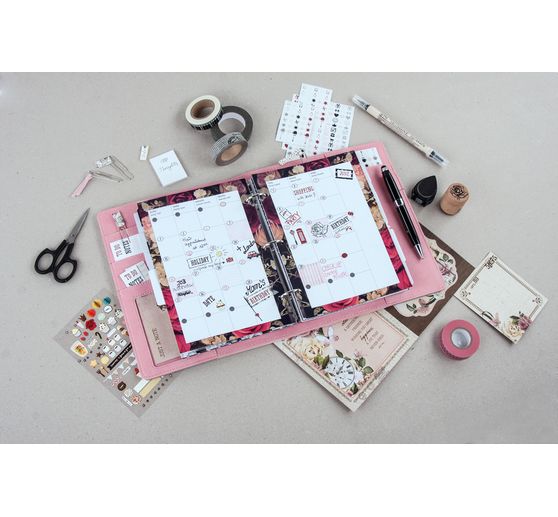 my PLANNER planner, Pink/Silver/Marble