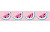 Washi tape « Pastèques », l 15 mm, rouleau de 15 m