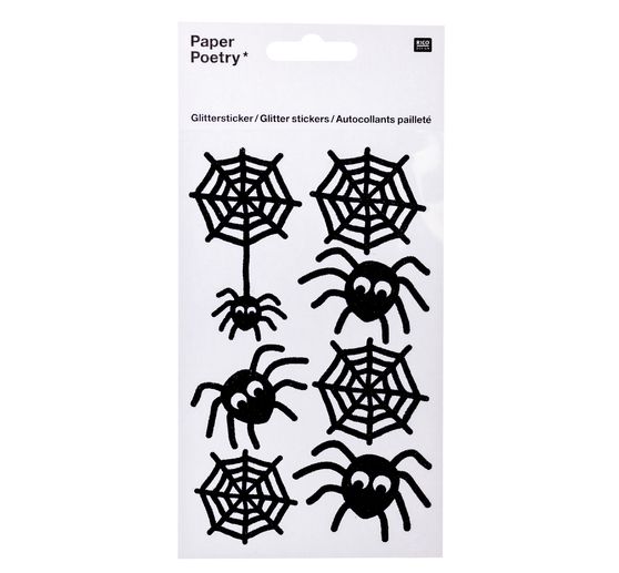 Glitter Sticker "Spiders"