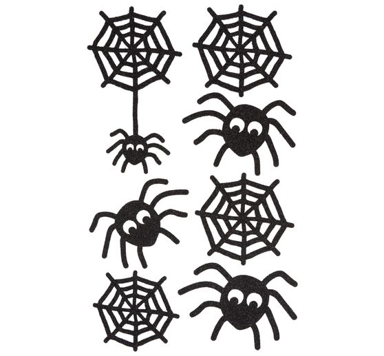 Stickers pailletés « Araignées »