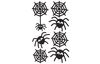 Glitter Sticker "Spiders"