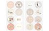 Stickers « Mariage », effet foil doré
