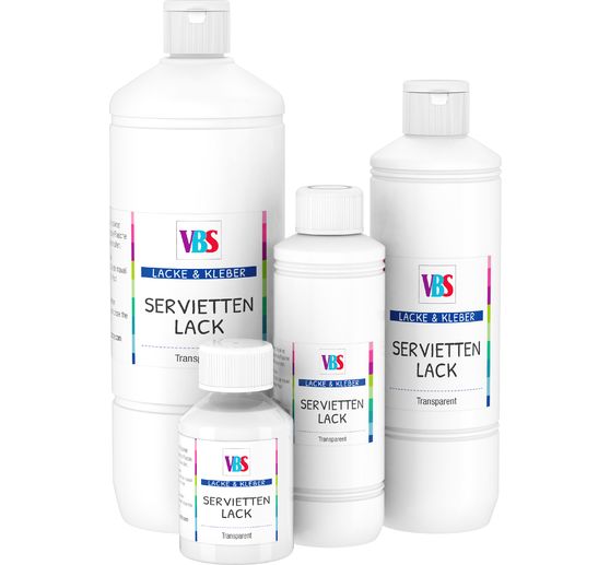Colle-vernis pour serviette VBS, brillant
