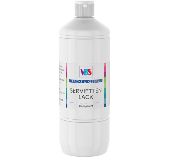 Colle-vernis pour serviette VBS, brillant