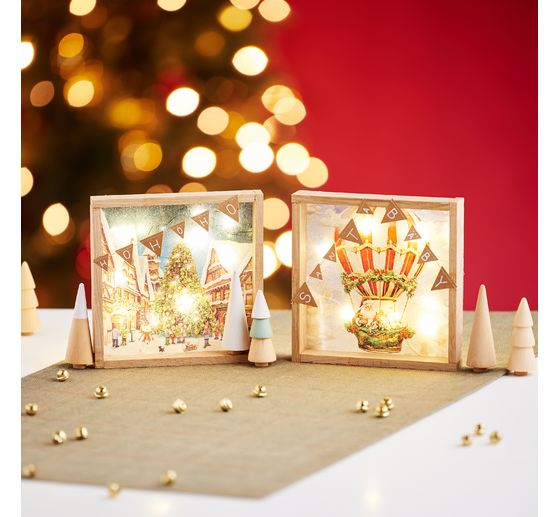 Serviette « Santa's Air Balloon »
