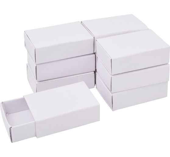 Boîtes d'allumettes « Blanc », 5 cm