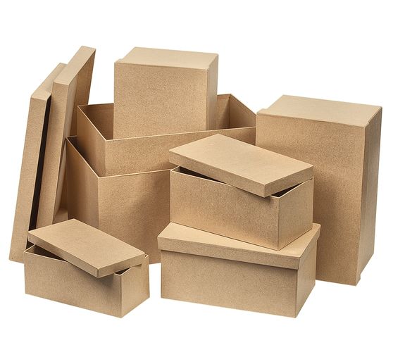 VBS Cardboard boxes "Rectangle", set of 7