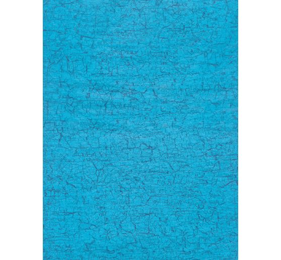 Papier Décopatch « Craquelé bleu », paquet de 3 pc., env. 30 x 39 cm, env. 20 g/m²