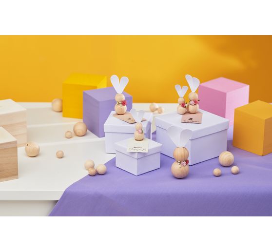 Perles en bois VBS « Ø 30 mm »