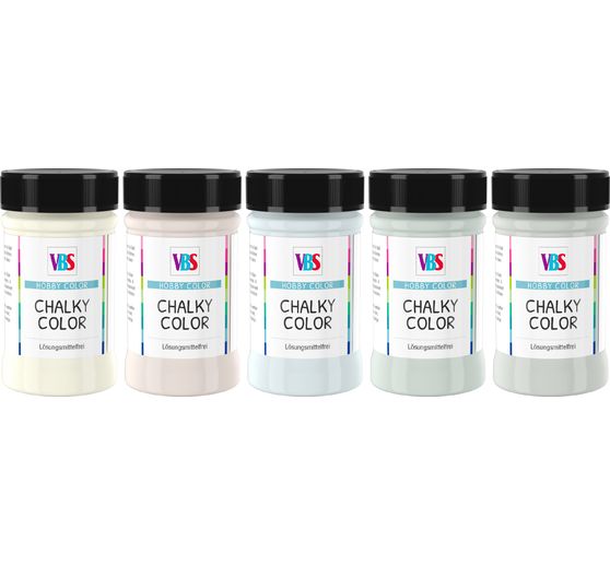 Set de peintures VBS Chalky Color « Basic » 