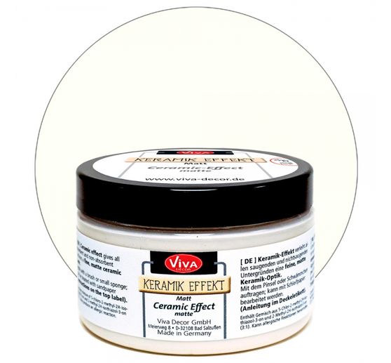Peinture effet céramique Viva Decor, 150 ml, Blanc antique